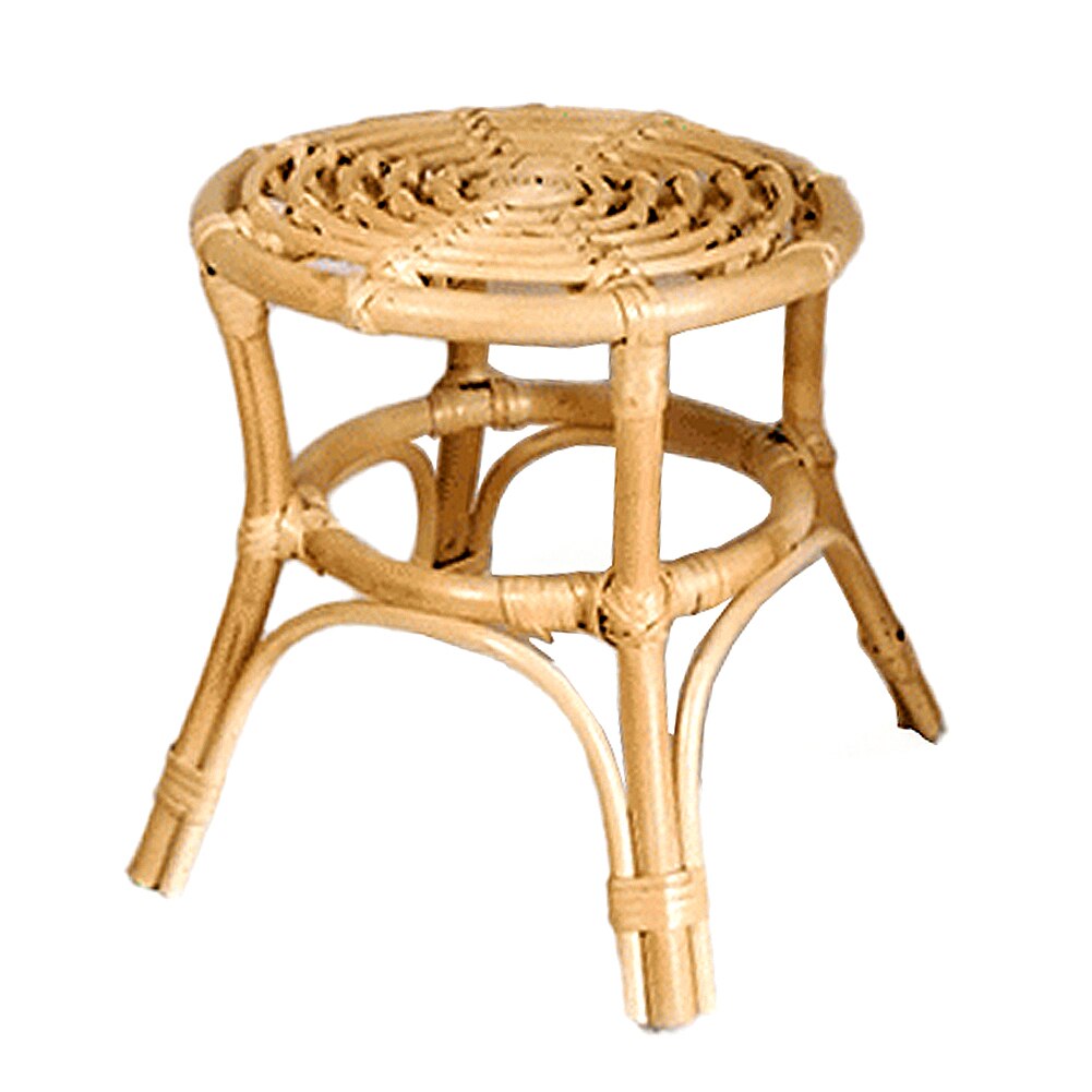 Support de plante de rotin de 25cm Pot de fleur tissé naturel support de plante d'intérieur support de plante pour le jardinage décoration d'intérieur salon: A