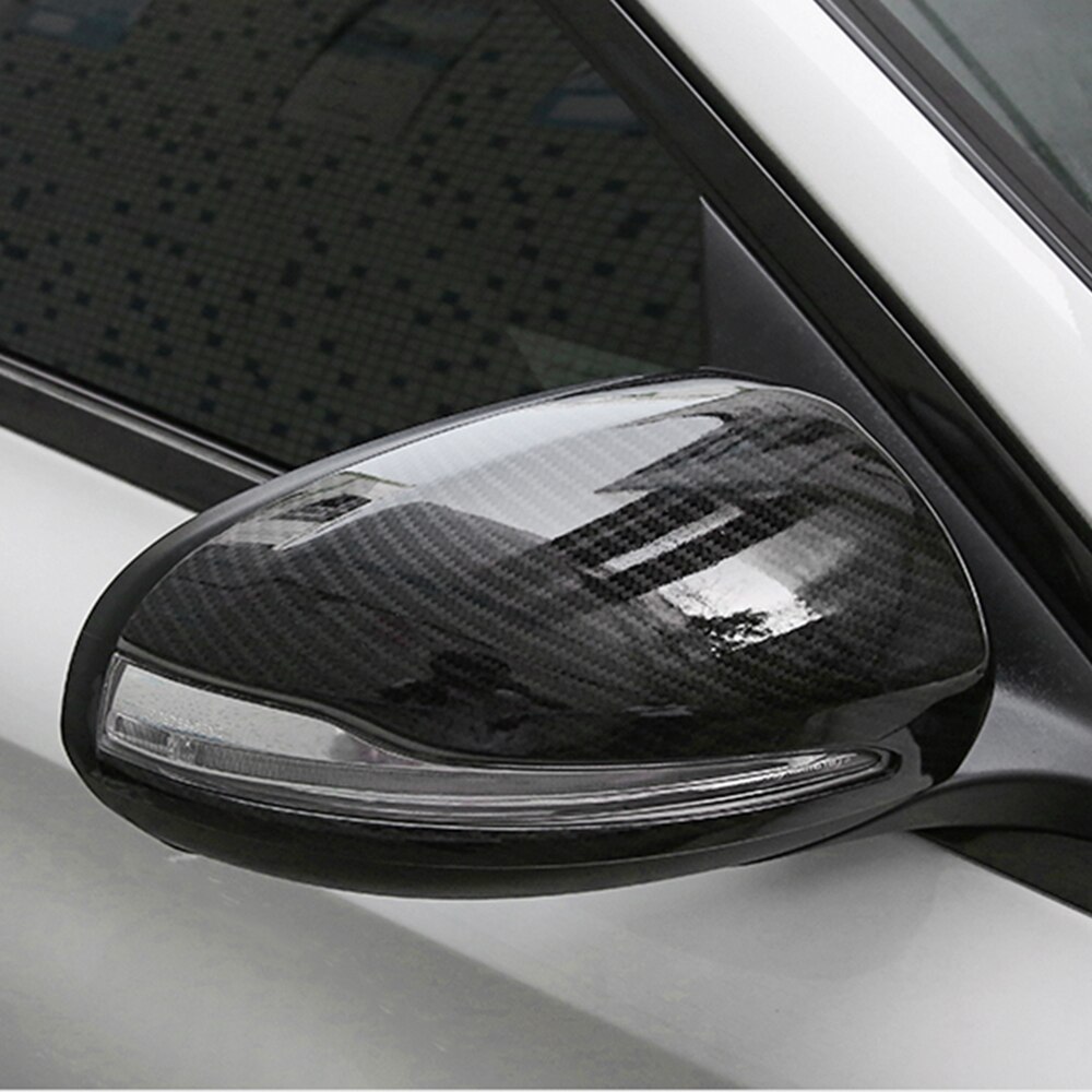 Bil styling bakspejlafdækning til mercedes benz c klasse  w205 15-20 c200 c300l modificeret spejlafdækning beskyttende dekoration