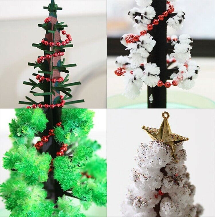 Árbol mágico para niños y niñas, cristal divertido, de Navidad