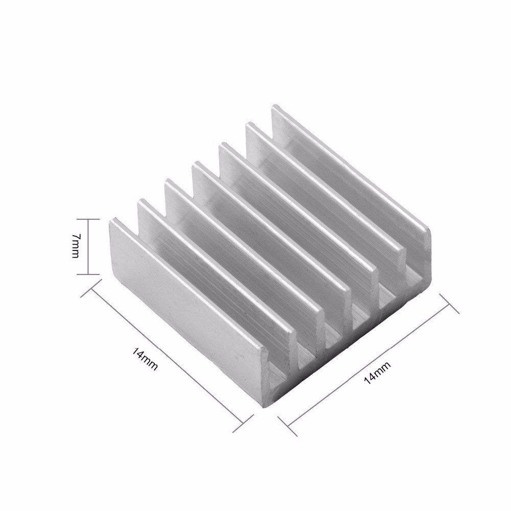 Voor Raspberry Pi 3 B + Borstelloze CPU Koelventilator DC 5V met 3 Pcs Aluminium Heatsinks voor Raspberry pi 3b, 2b, Pi Model