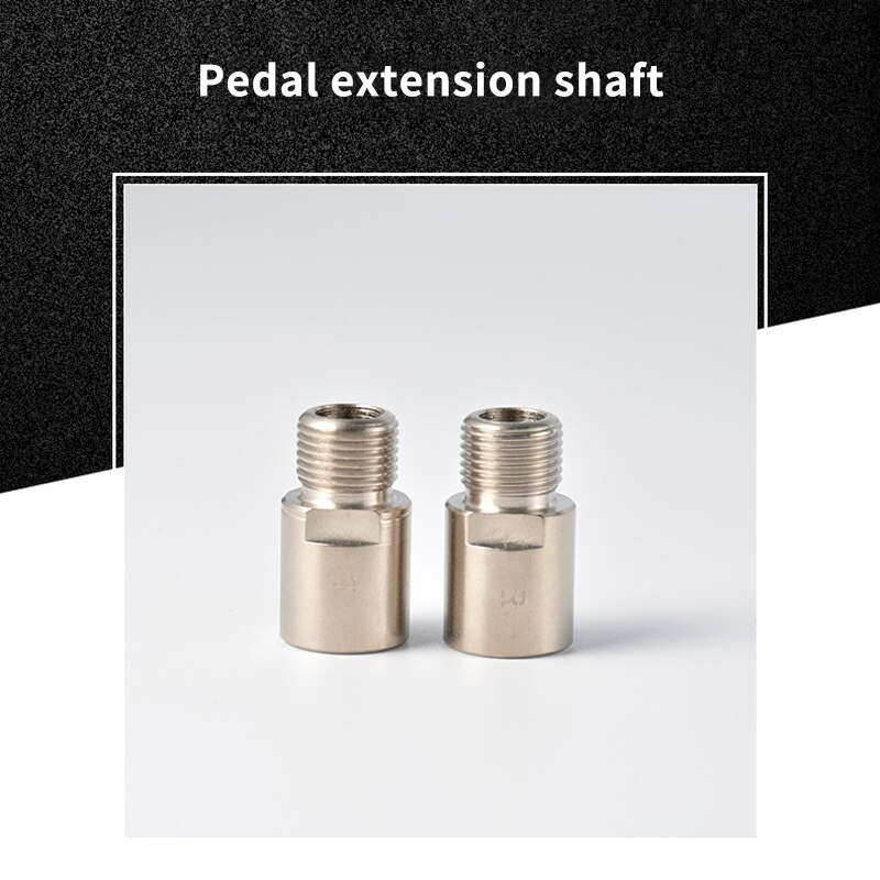Extensores espaciadores para pedales de bicicleta, adaptadores de 20mm para Pedal de bicicleta de montaña y carretera, extensor de Pedal de acero a prueba de polvo