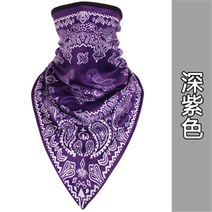 Mode Hip Hop Cashew Bloem Driehoek Magische Sjaal Bandana Straat Skateboard Gezichtsmasker Sjaal Fiets Sjaal Masker: 06