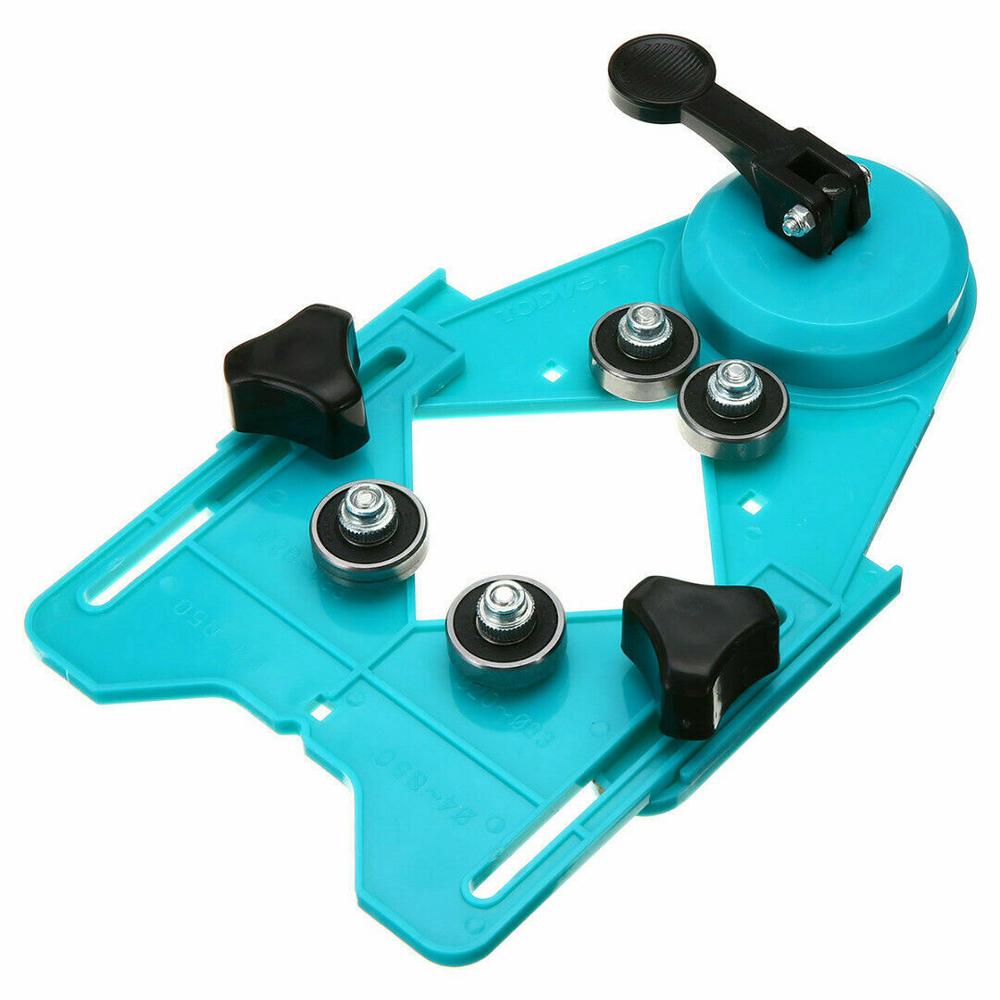 Verstelbare Keramische Tegel Glas Hole Zaagmachine Guide Opening Klepstandsteller 4Mm-83Mm
