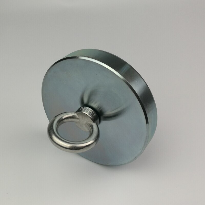 200-600Kg Magneet Sterke N52 Neodymium Permanente Magneet Vissen Magneten met Ring Super Imanes Magnetische Materiaal Base