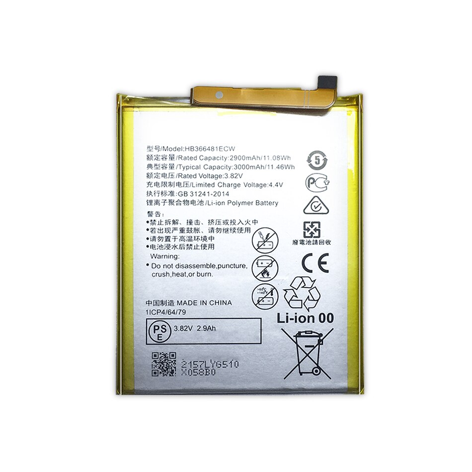 HB366481ECW Replacement Battery For Huawei Honor 8 / Honor 8 lite Honor 8 /8lite