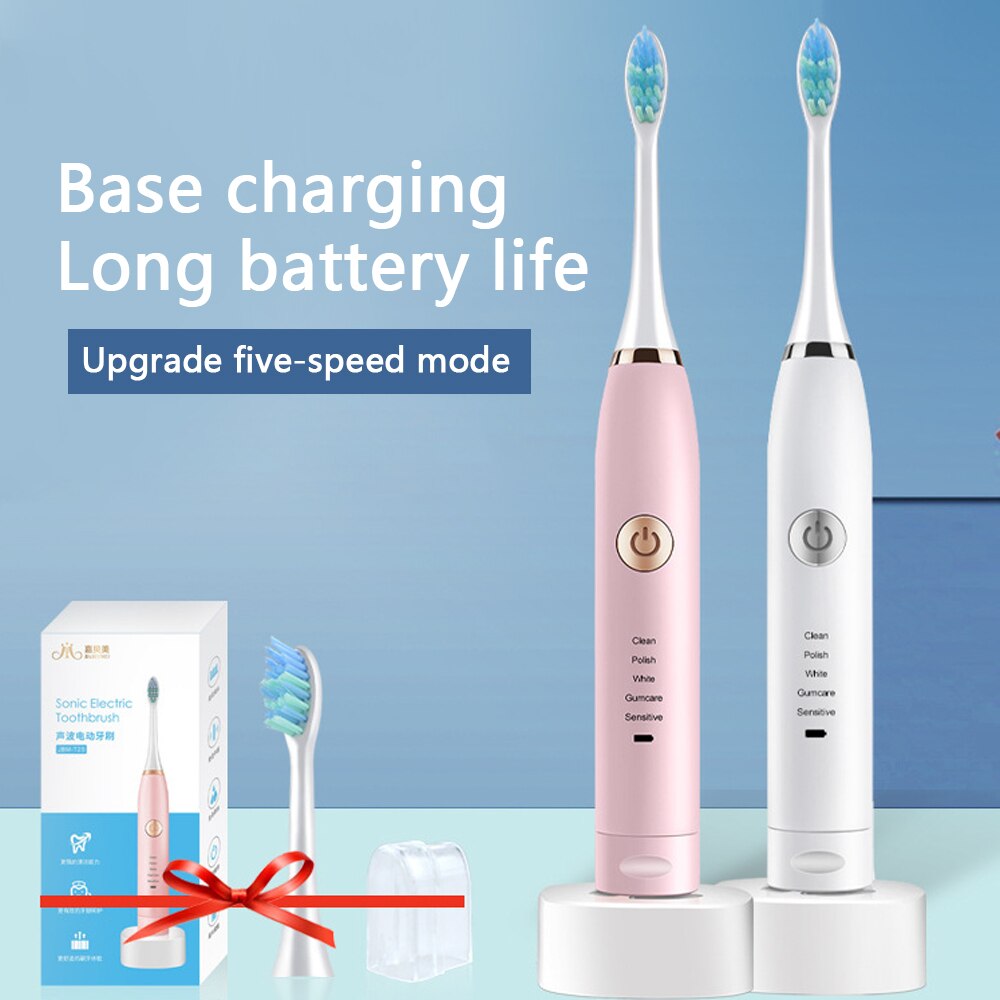 Sonic Electric Toothbrush Smart Tooth Brush Powerful Automatic Toothbrush USB Rechargeable Waterproof Whitening Teeth Brush