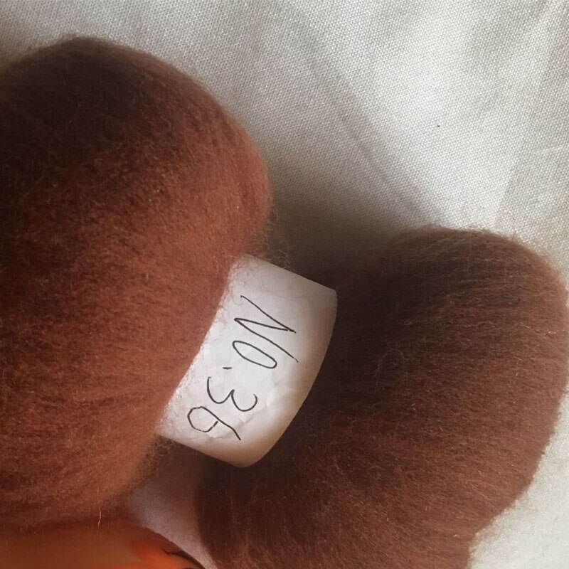 WFPFBEC 70 s Australië GEKAMD 100% WOL fiber merino diy wol voor neddles vilten 50g 100g NR 36