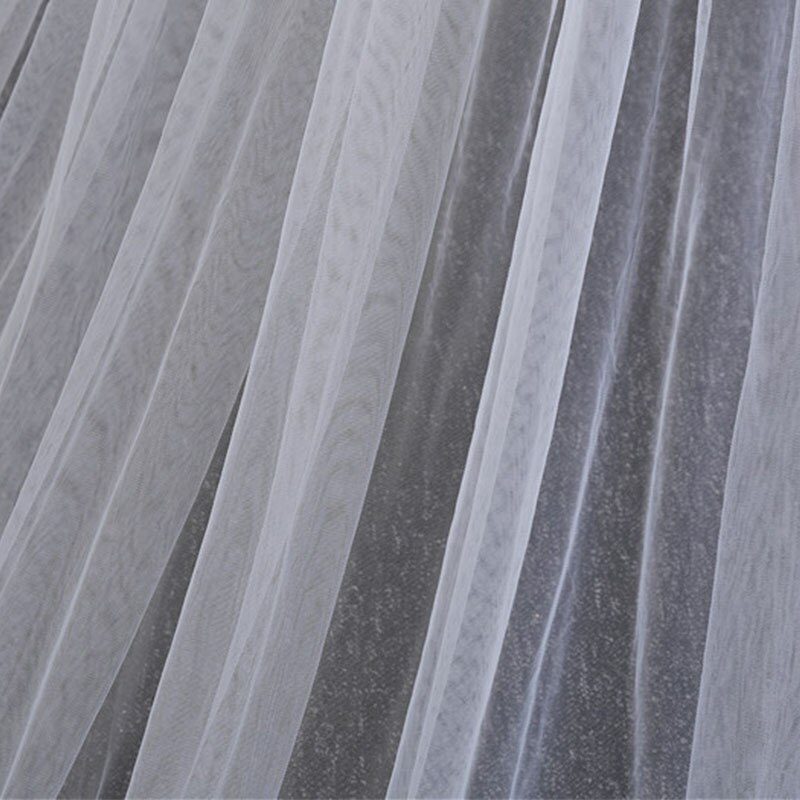 Simples uma camada capela comprimento véus de noiva tule macio branco marfim 3m * 1.5m véu de casamento com pente mais barato acessórios de noiva