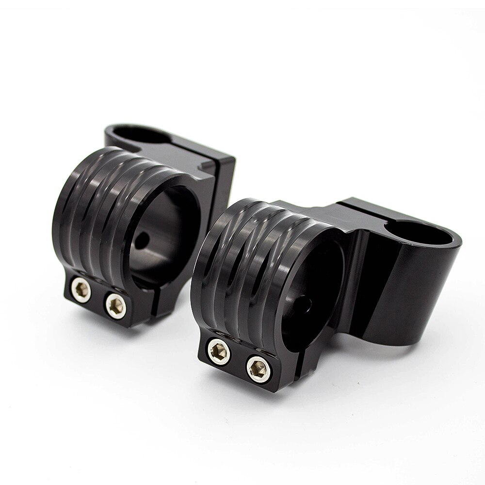 FXCNC Racing Manubrio A Clip 7/8 Per Moto Cafe Racer – Alluminio T6061 Anodizzato, Nero/Argento/Oro - 6