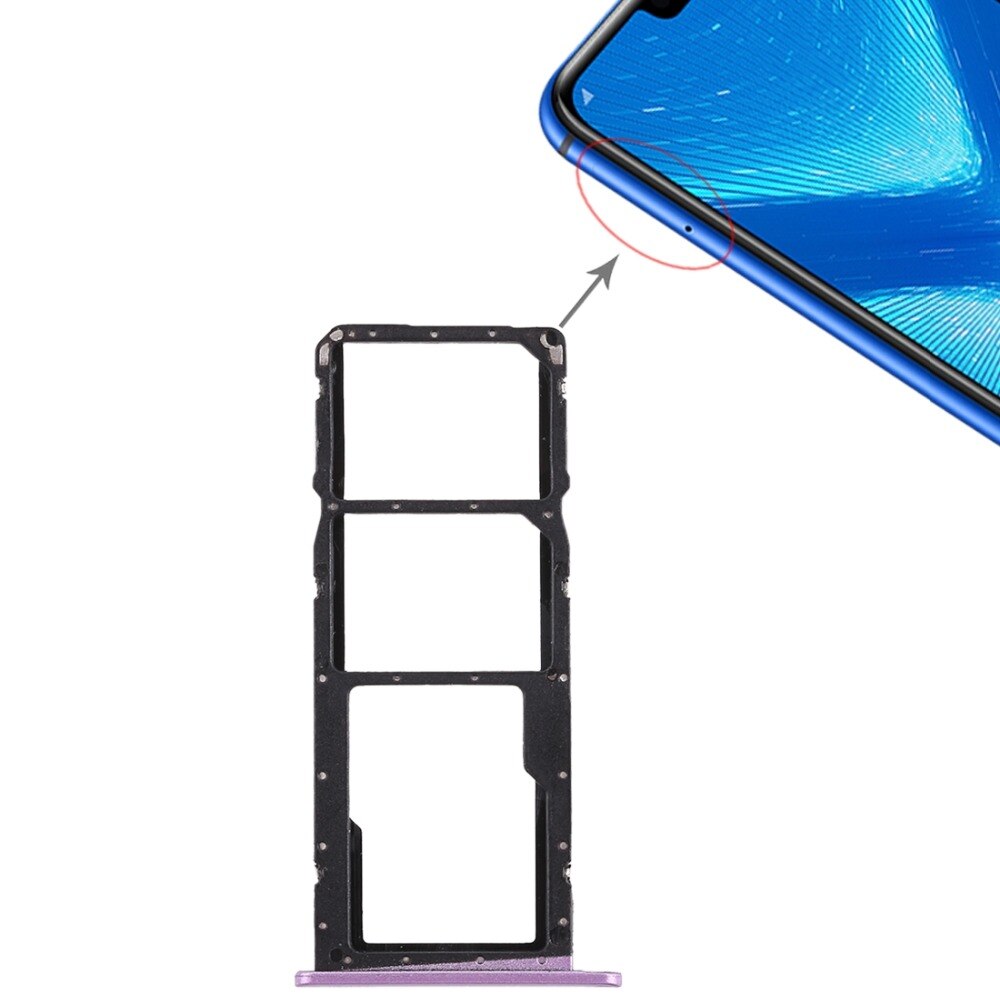 Ipartsbuy novos itens bandeja de cartão sim + bandeja de cartão micro sd para huawei honor 8x