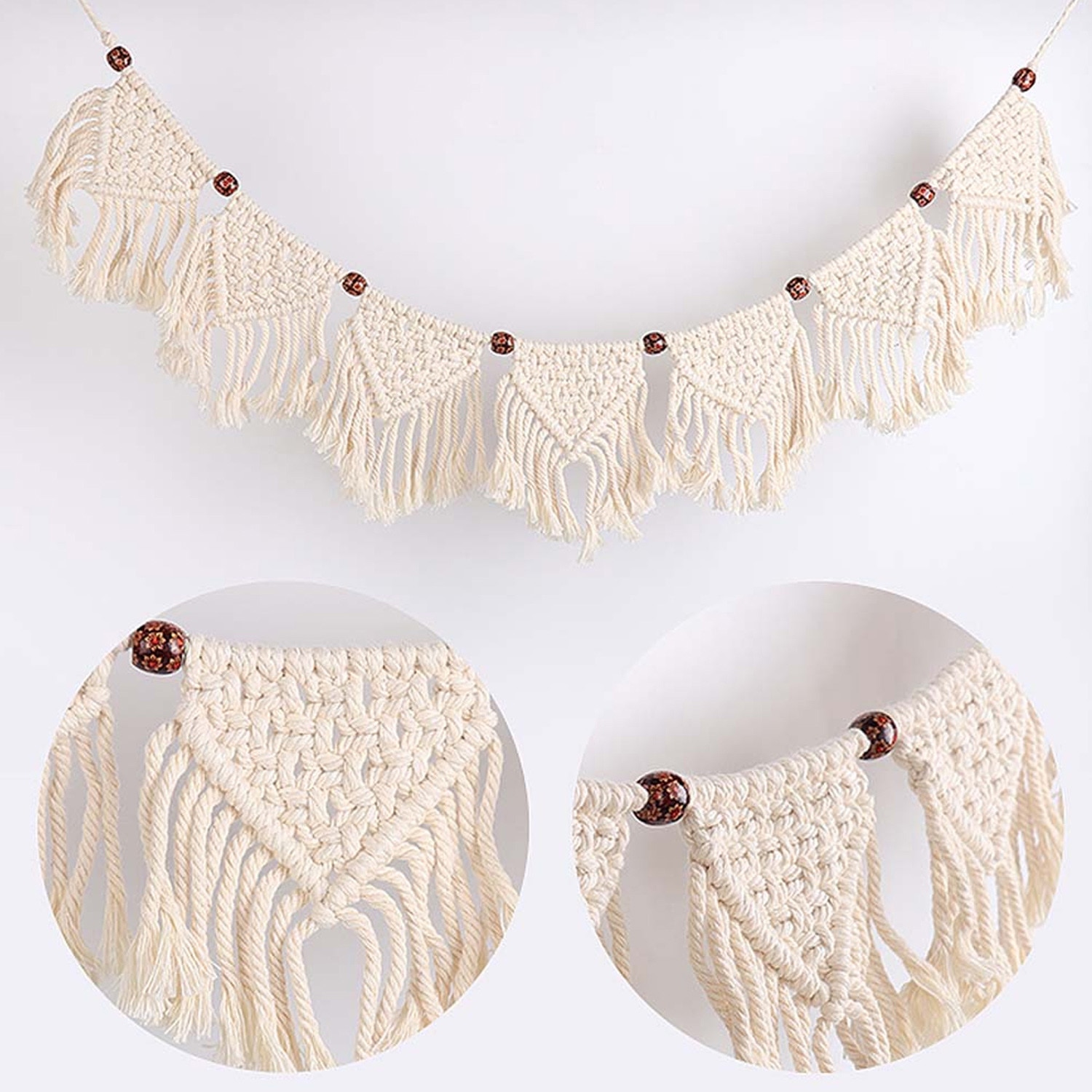 1 Roll Cotton String Macrame Cord Rope Bakers Twines for Dream Catcher Dreamcatchers Baking DIY Crafts Christmas 4mm 87yd