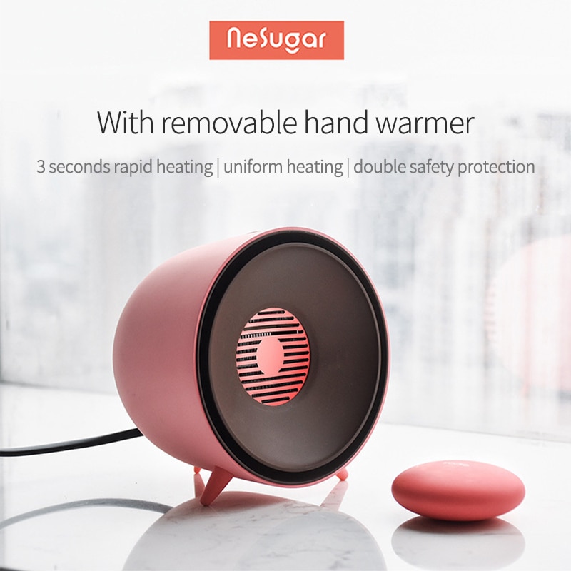Desktop Heater Detachable Hand Warmer Air Heater Multiple Protection Multi-function Mini Electric Heater Office Home