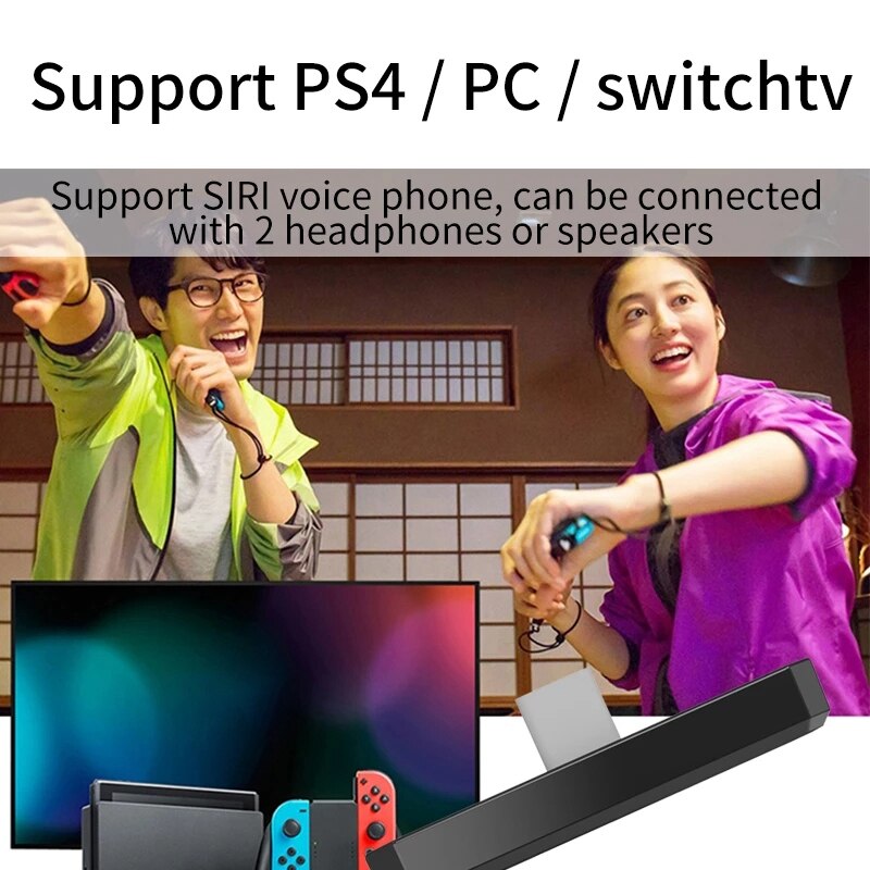 Typec Bluetooth 5.0 Wireless o Transmitter APTX HD/LL USB Type C Transceiver Adapter