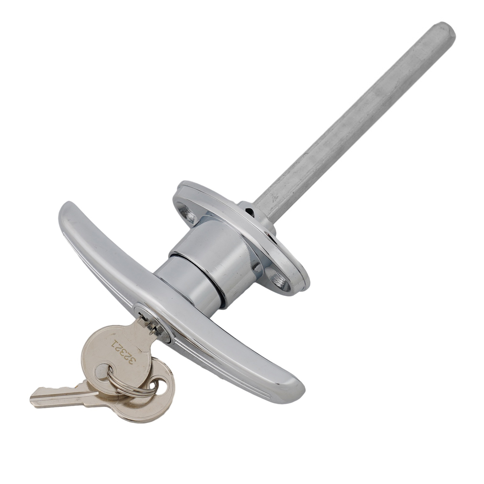 Serrure à poignée en forme de T, serrure de porte de Garage, antivol en alliage de Zinc pour caravane, Garage, hangar, camping-car, armoire, quincaillerie de meubles