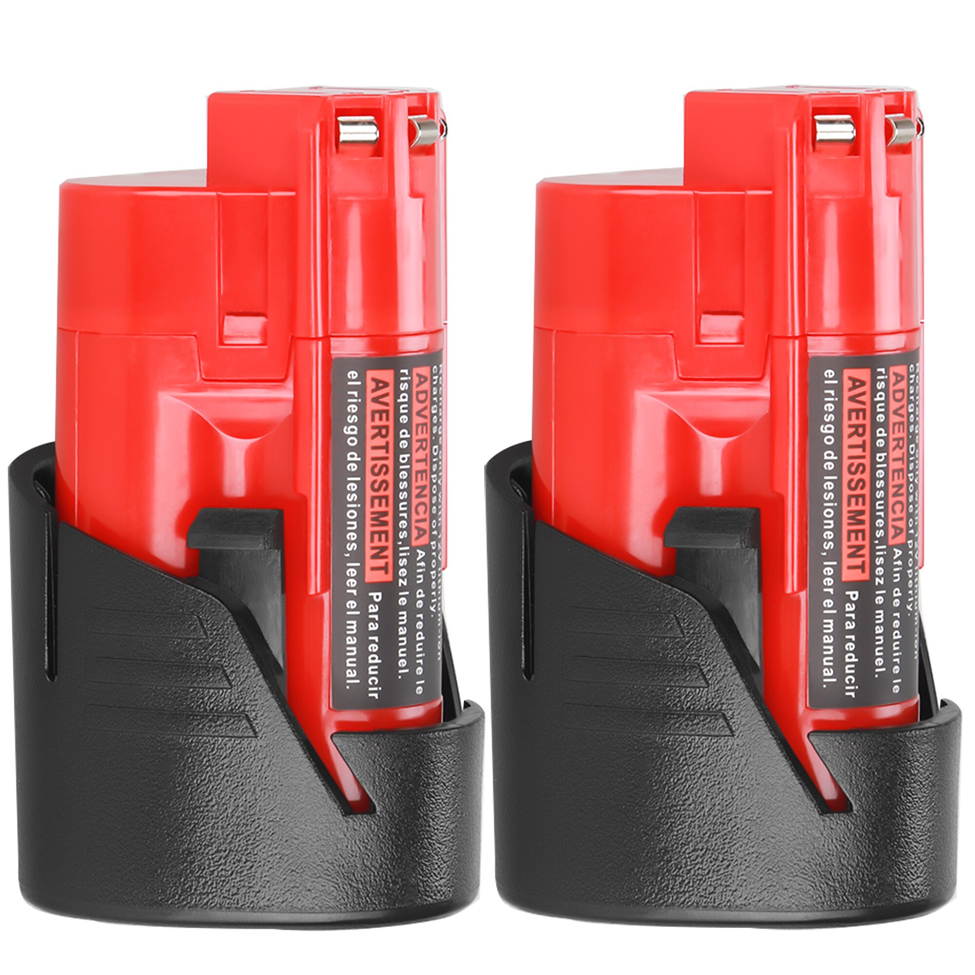 Oppladbart 3000 mah batteri for milwaukee  m12 xc trådløse verktøy 3000 mah 12 v batterier 48-11-2401 mil -12a- li