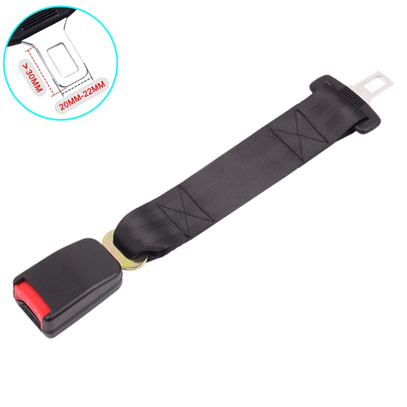 Universal Seat Belt Extender Staal Autogordel Gesp Voor 20-22Mm Tong Autogordel Clip Uitbreiding plug Gesp Seat Belt: YELLOW