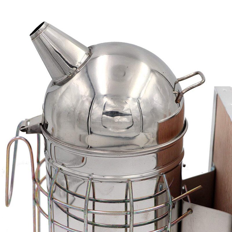 Beekeeping Smoker Stainless Steel Equipment Hive Box Tool Supplies for Beehive Bee Manual Smoke Maker