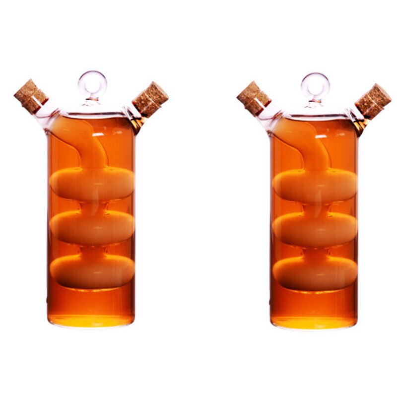 1/pcs Double Tube Glass Cup Mandarin Duck Martini Cocktail Glass Party Bar Coffee Wine Bottle Doomed Drinkware: 2PCS-B