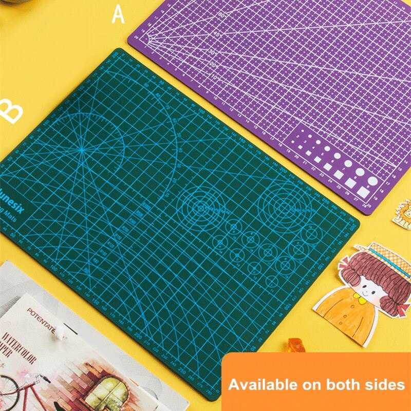 Large paper cutting pad A3/A4 children's cutting pad with scale compound PVC non-marking cutting pad mouse pad