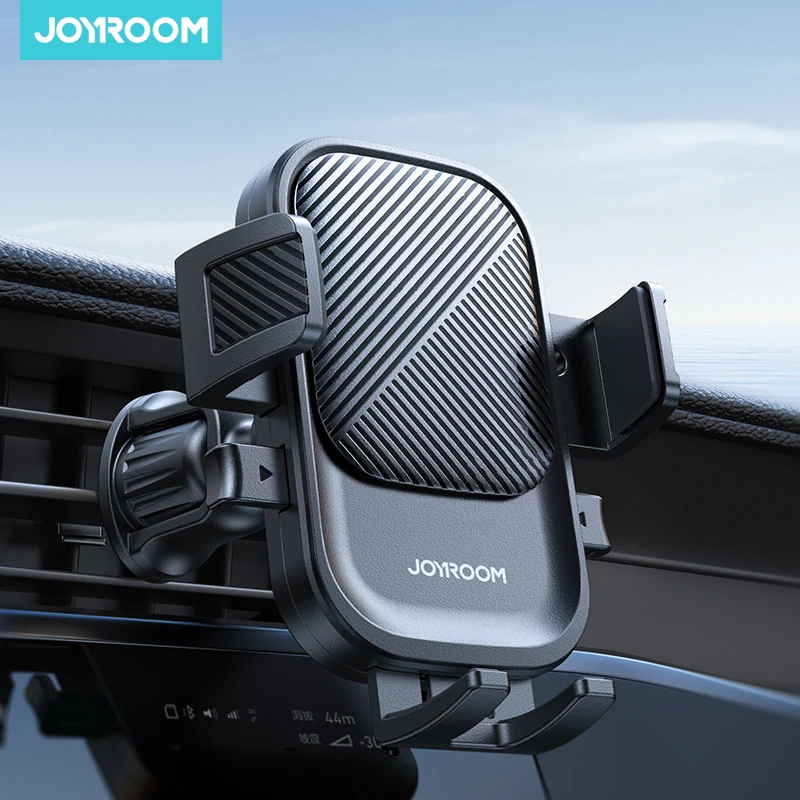 Joyroom telefoonhouder voor auto-ontluchter handsfree 360 ° Rotatie Universele mobiele telefoonhouders voor iPhone 16 15 14 13 Pro Max: Black