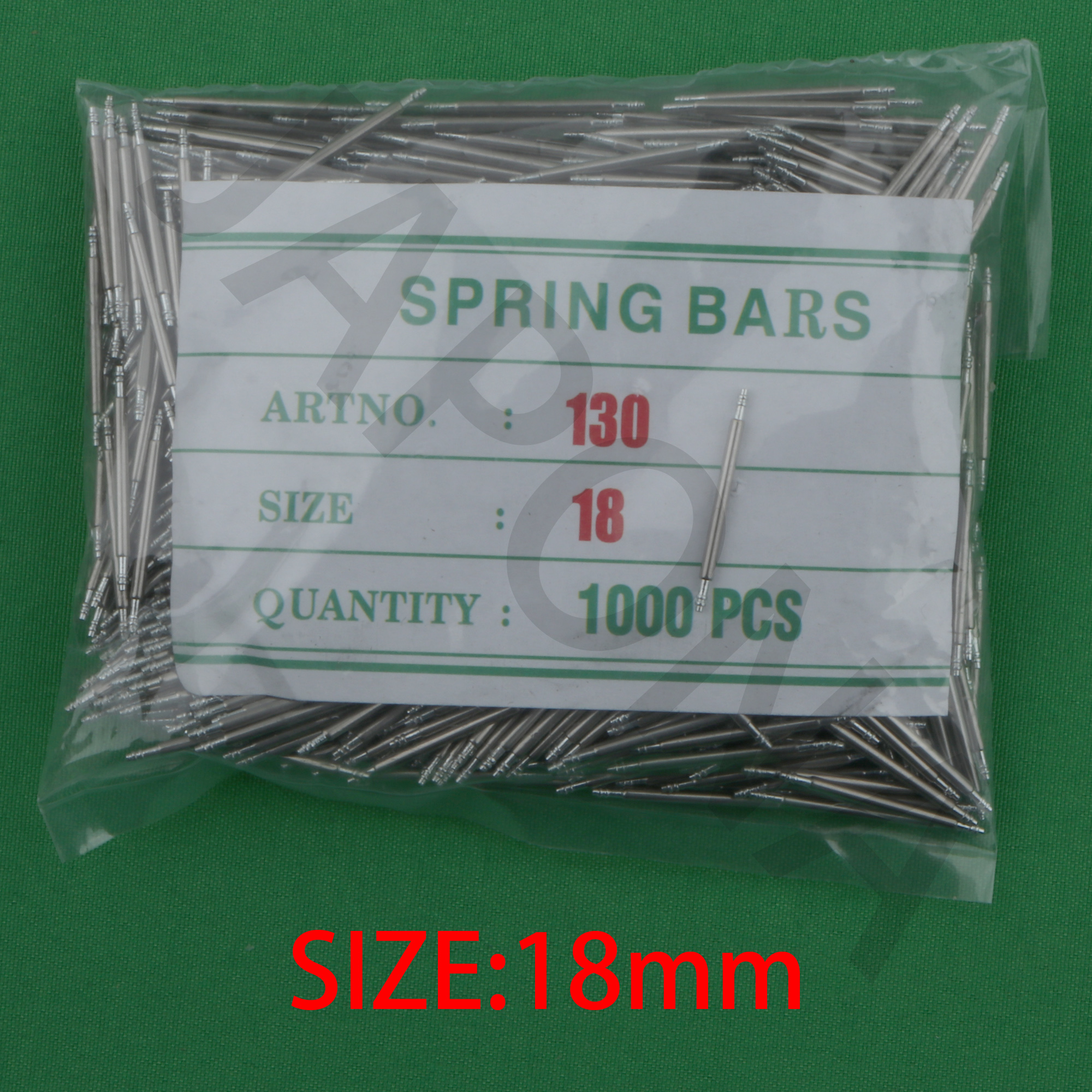 Horloge lente bar tool Horloge accessoires voor horloge winkel lente dik 1000PCS 8mm 10mm 12mm 14mm 16mm 18mm 20mm 22mm 23mm 24mm: orange