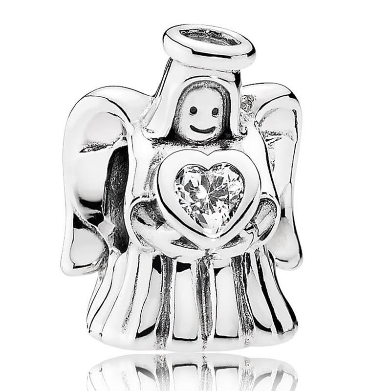 Diy charme rainha princesa & príncipe anjo do coração menina & menino sra. santa 925 contas de prata esterlina caber pandora pulseira jóias: 14