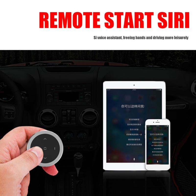 1pcs Wireless Bluetooth Remote Control Car Steering Wheel Motorcycle Bike Handlebar Media Button For IOS Android Phone Car Kit