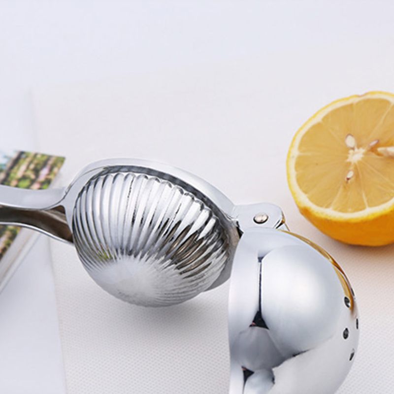 Large Lemon Squeezer Stainless Steel with Premium Heavy Duty Solid Metal Bowl Citrus Press Juicer Lime