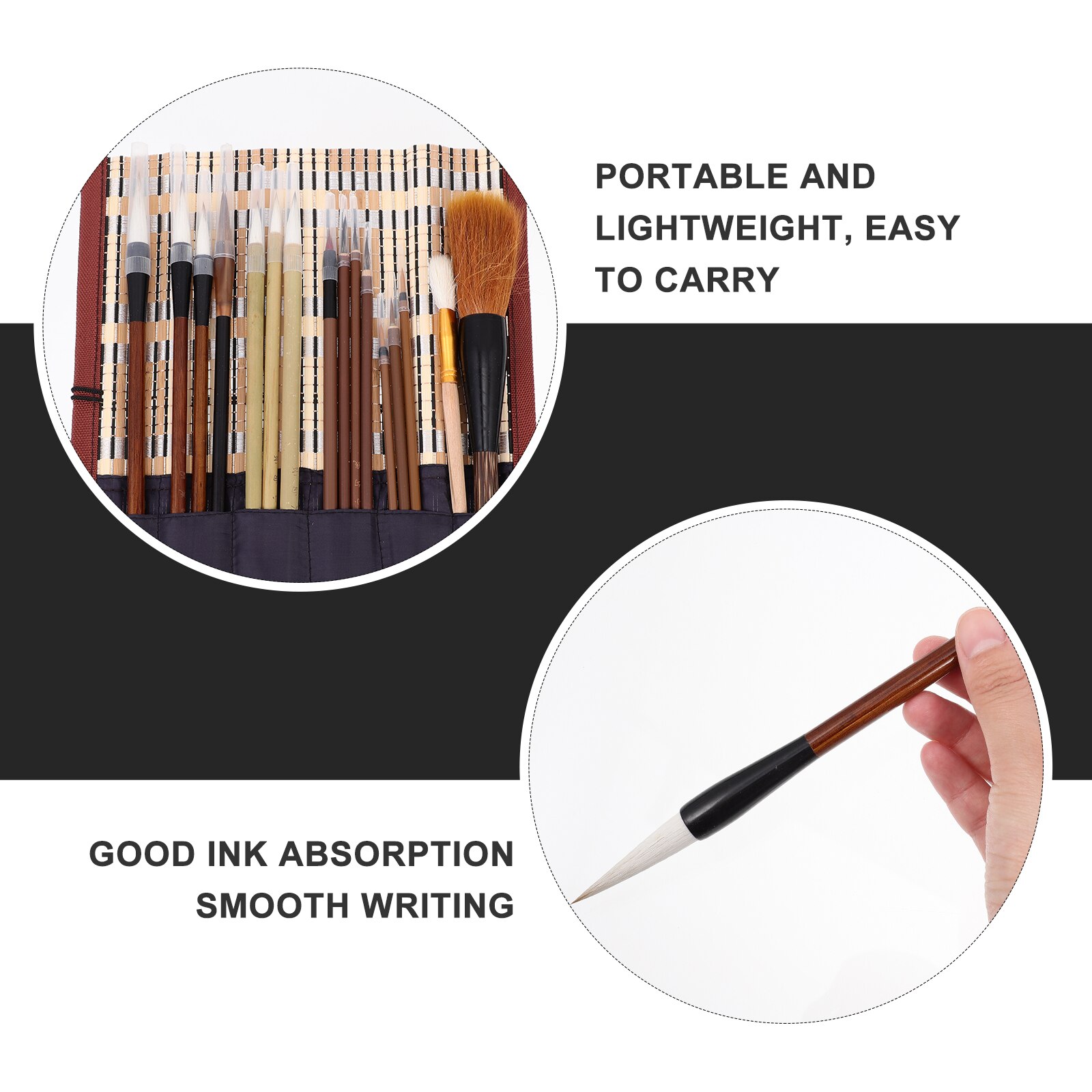 1 set of Painting Drawing Calligraphy Pen Brushes School Writing Brush Pens