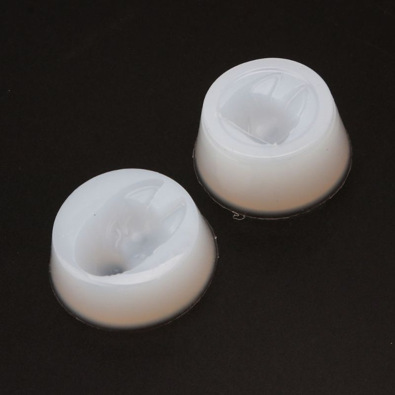DIY, Molde de resina de silicona para mascarilla de zorros flexibles, accesorios de fabricación de joyería, molde de arcilla polimérica para álbumes de recortes de resina
