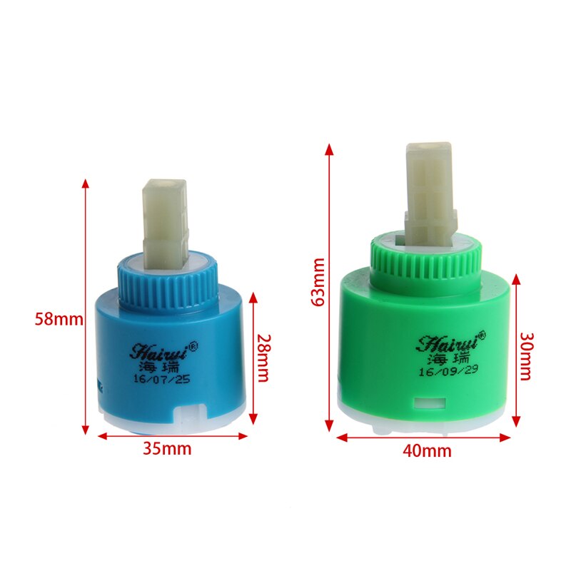 35mm Ceramic Disc Cartridge Inner Faucet Valve Water Mixer Tap