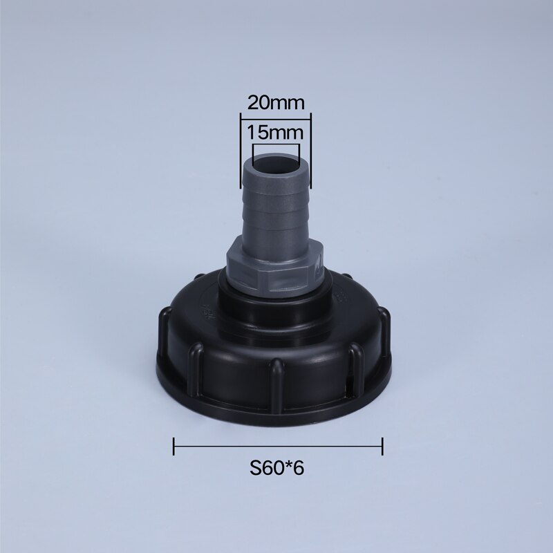 Thicken 1000L IBC Tank Adapter 304 Stainless Steel Fitting Reducer Fittings Home Garden Switch Tool: 6