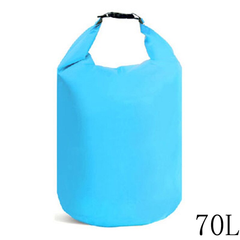 40L 70L Wasserdichte Dry Bag Pack Sack Schwimmen Rafting Kajak Fluss Trekking Schwimm Segeln Canoing Bootfahren Wasser Widerstand: 70L Blue