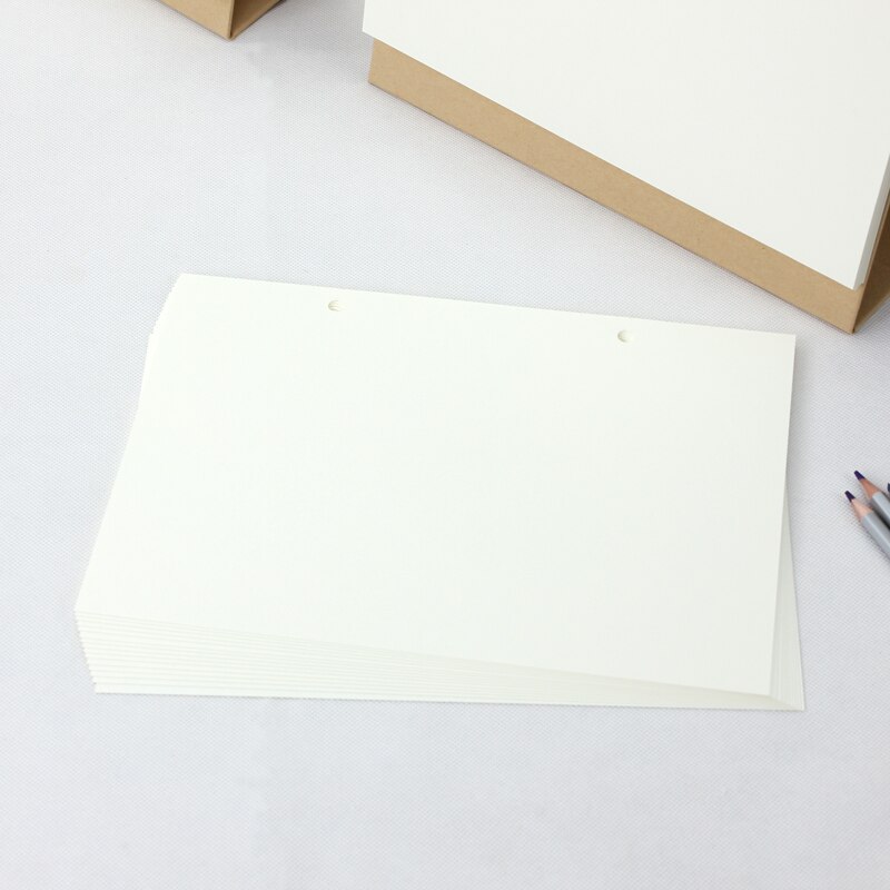 Convertible blank desk calendar DIY handmade homemade calendar for children and students drawing notebook