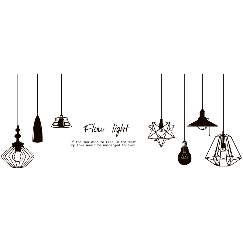 Basketbal Speler Muur Sticker Diy Kroonluchter Lichten Muur Decor Decals Voor Woonkamer Kinderen Kamers Tiener Slaapkamer Home Decoratie: lights sticker