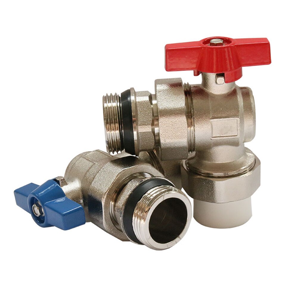 Full Copper Angle PPR25 Ball Valve Stainless Steel Internal Thread High Temperature Resistant High Pressure Ball Valve