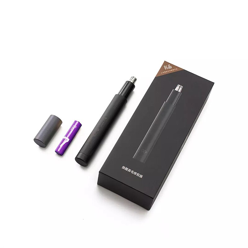 Xiaomi recortador de pelo de nariz para hombre Mini recortador eléctrico de pelo de la nariz oreja Potable afeitadora de pelo de la nariz limpiador impermeable seguro