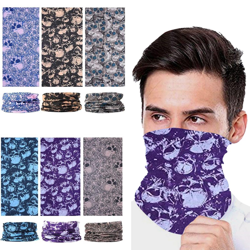 3d Thermal Windproof Protection Uv Bandana Cycling Magic Scarf Hiking Neck Warmer Anonymous face sheild Head Headband Headwear: Default Title