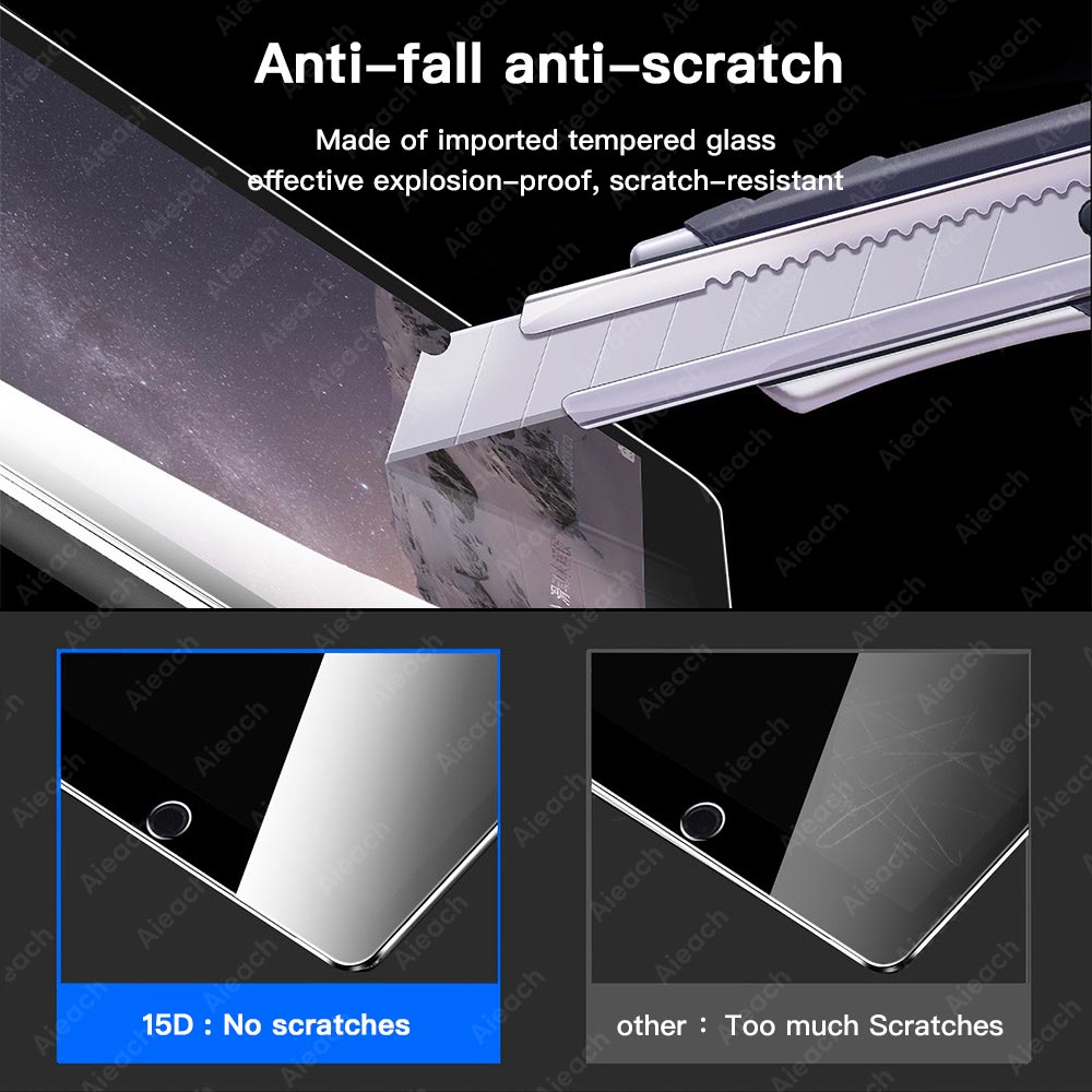 Protezione dello schermo per iPad aria 3 2 1 mini 5 4 Vetro Temperato per ipad pro 11 10.5 9.7 6th 5th 10.2 7th generazione Pellicola Protettiva