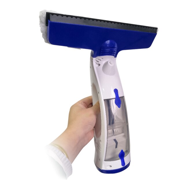 Electric Window Cleaner Handheld Wireless Electric Window Window Vac Strong Sucking With Vacuum Cleaner And Microfiber Cloth: UK Plug