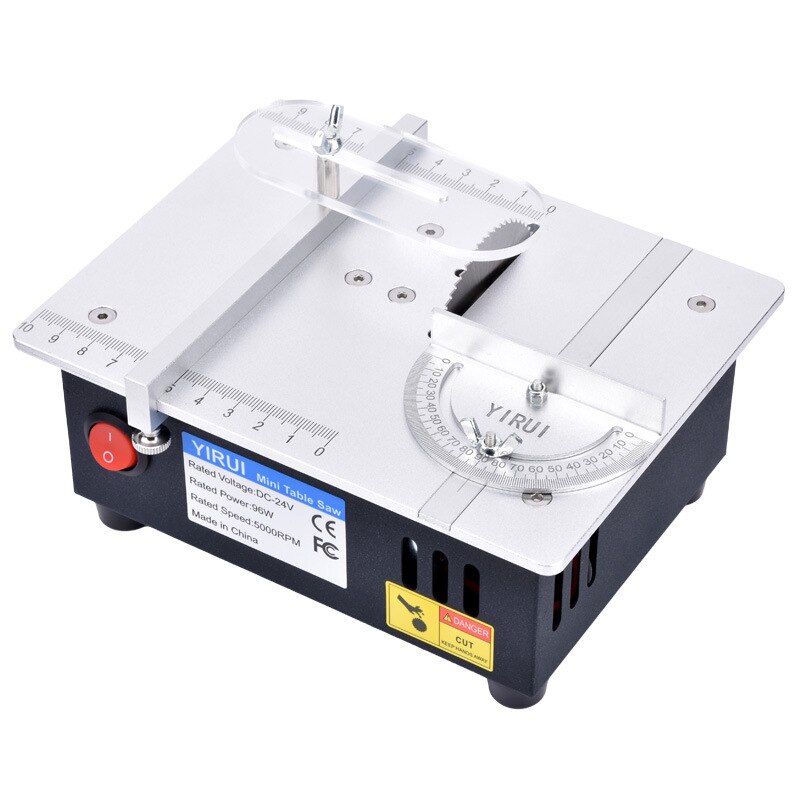 S2 desktop miniature table saw aluminum alloy mini small table saw DIY small cutting machine