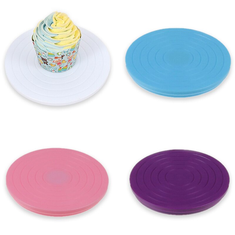 Plateau tournant pour gâteaux, support rotatif en douceur, Spinner outils de cuisson, accessoires fournitures de pâtisserie et de boulangerie