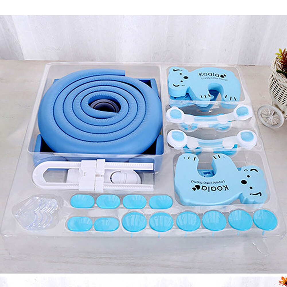 Kit de seguridad para bebés de 38 Uds., cerraduras de seguridad para bebés, protectores de esquinas, protectores de seguridad para puertas de armarios, Set #30