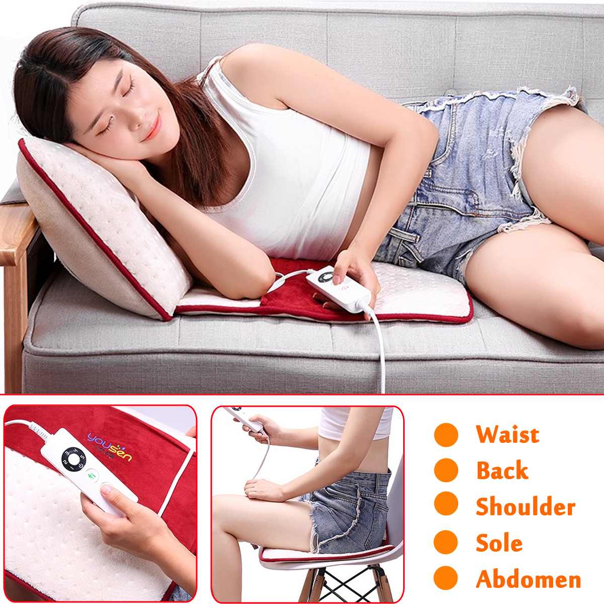 Household Fashionable Personality Physiotherapy Heating Pad