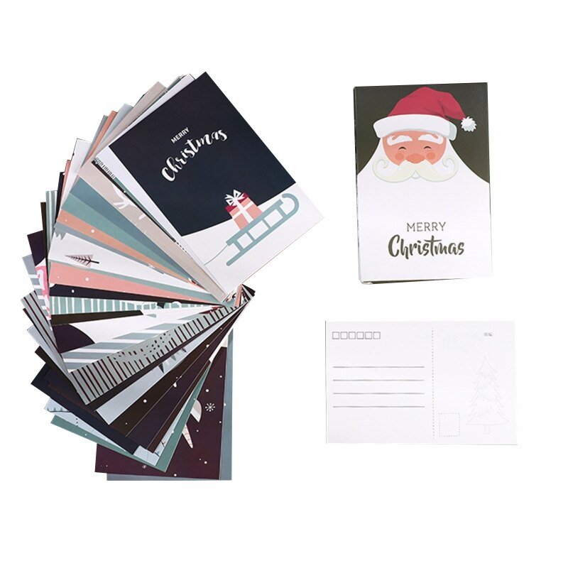 Christmas 3D Stereo Greeting Card AR Virtual Imaging Technology D08F: F