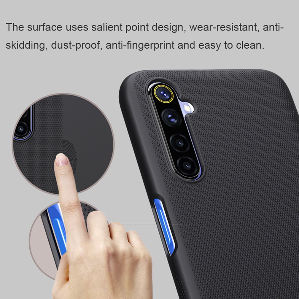 For Realme 6 Case Nillkin Frosted Shield Hard PC Back Cover Case For Realme 6 Pro Protctive Phone Shell Cases