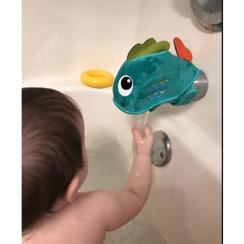 Couvercle de robinet de baignoire pratique, couvercle de bec de baignoire pour protéger les enfants pendant le bain, mignon doux en forme de poisson
