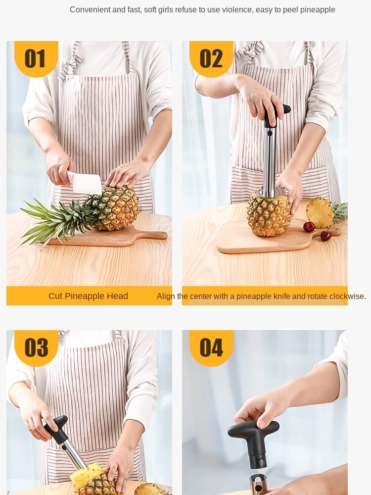 Ananas Schil Hulpmiddel Keuken Accessoires Smart Gadget Voor Keuken Groente-en Speciale Gereedschap Fruit Schil