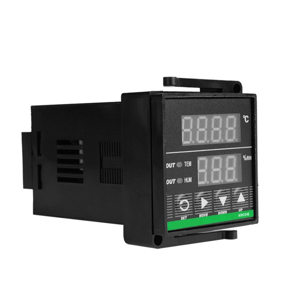48*48mm MH0348 High Precision Temperature And Humidity Controller Cooling Heating Display High-Performance Tools With Sensor