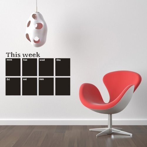 Mooie Kalender Blackboard Verwijderbare Muursticker Schoolbord Decal